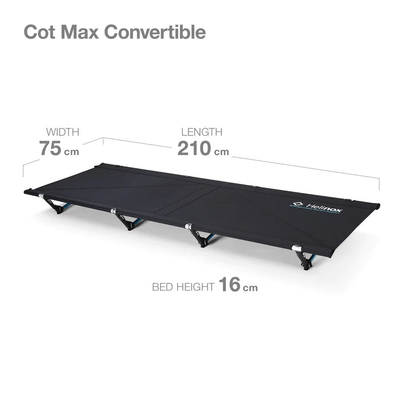 Helinox Cot Max Convertible - Blackhawk International