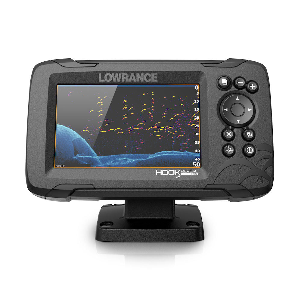 Lowrance Hook Reveal 5 Fish Finder Combo with Splitshot Transducer AUS/NZ Map