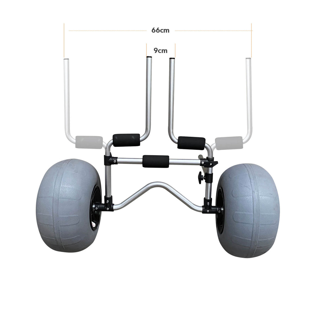 Scupper Holes Beach Wheels Kayak Trolley Blackhawk Outdoor