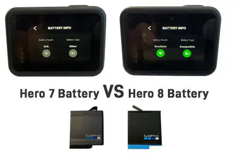 Will Hero 7 Black battery work on Hero 8 Black?