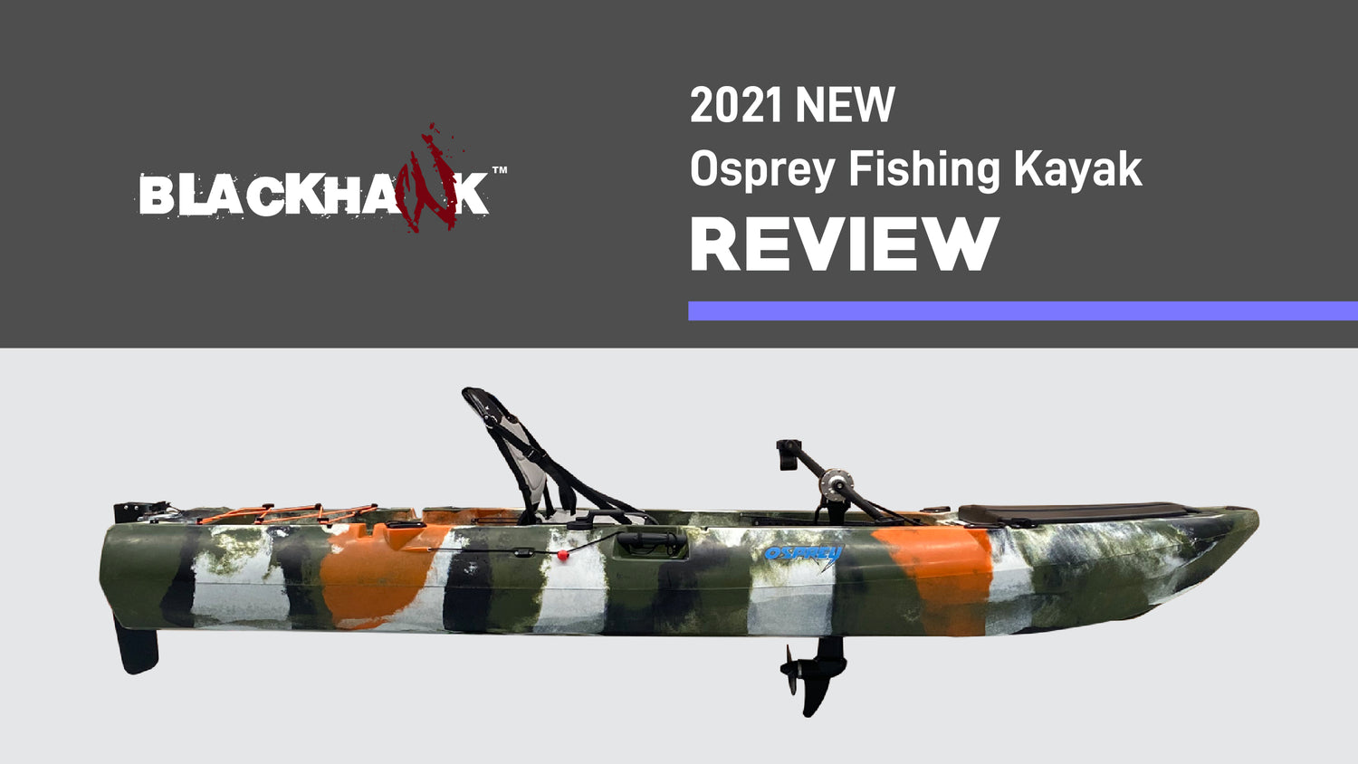 Blackhawk Osprey Pedal Drive / Motorized Fishing Kayak