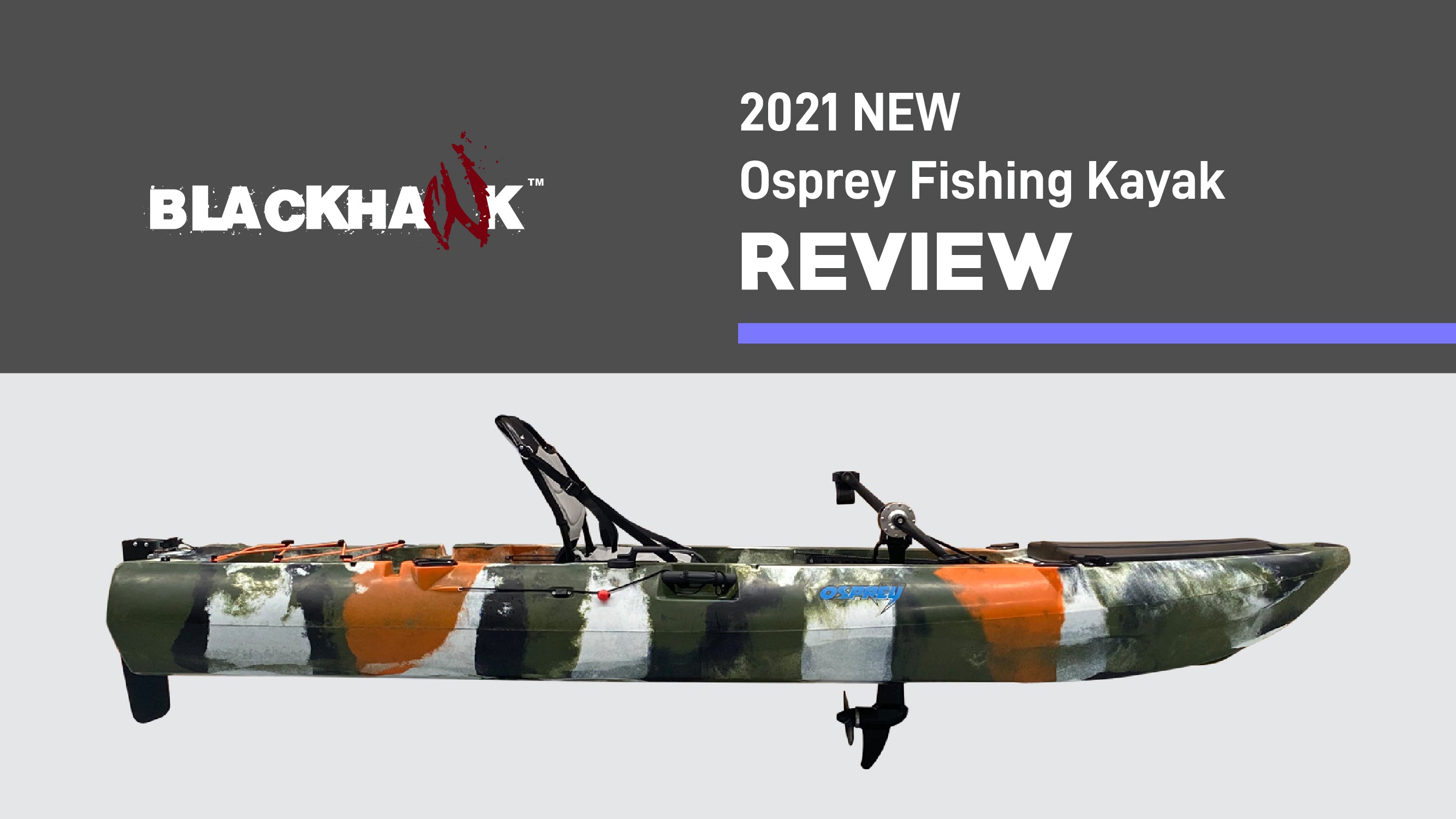 Blackhawk Osprey Pedal Drive / Motorized Fishing Kayak