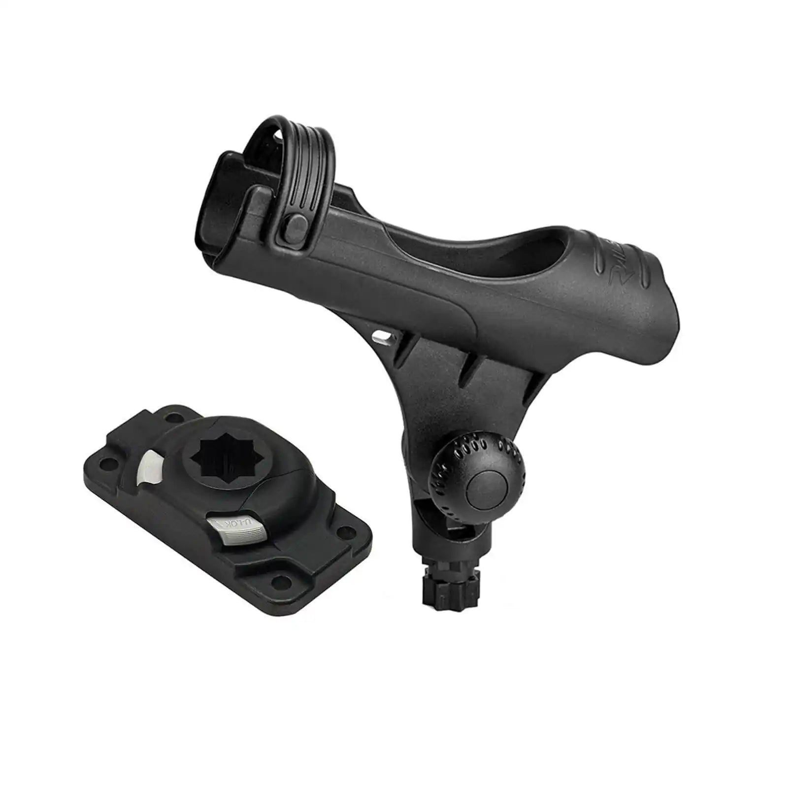 RailBlaza Rod Holder R StarPort HD Kit Black - Blackhawk International