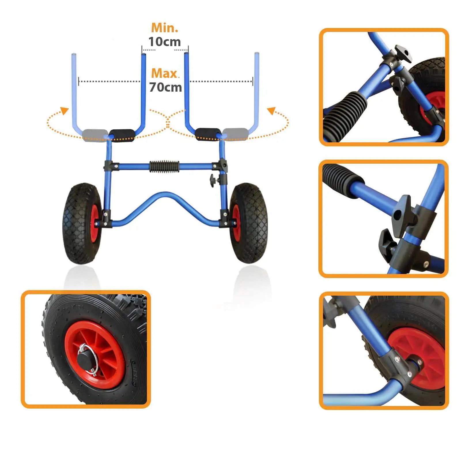 Scupper Holes Fitting Kayak Trolley - Blackhawk International