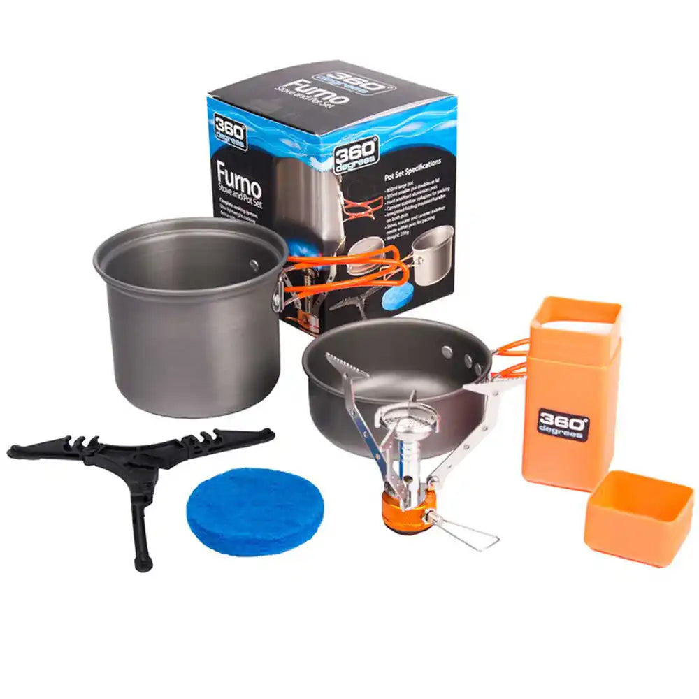 360 Degree Furno Stove & Pot Set - Blackhawk International
