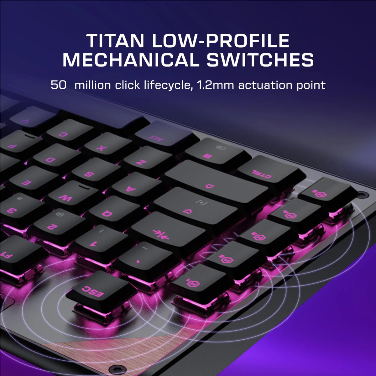 Turtle Beach Command Series KB5 Wired Full Size Mechanical Keyboard