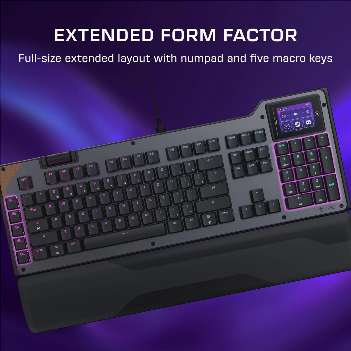 Turtle Beach Command Series KB5 Wired Full Size Mechanical Keyboard