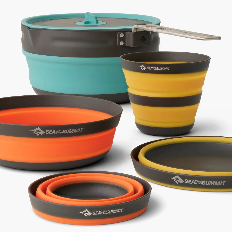 Sea to Summit FRONTIER UL COLLAPSIBLE POT COOK SET - [5 PIECE] 2.2L POT - Blackhawk International