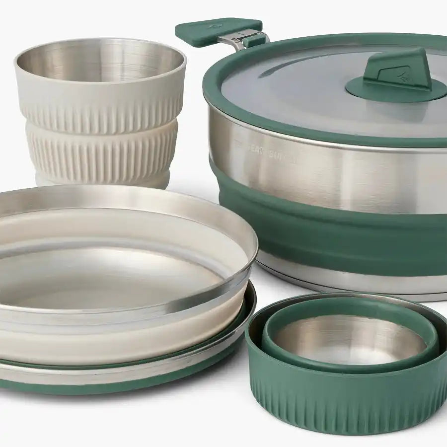 Sea to Summit DETOUR STAINLESS STEEL ONE POT COOK SET - [5 PIECE] 3L POT - Blackhawk International