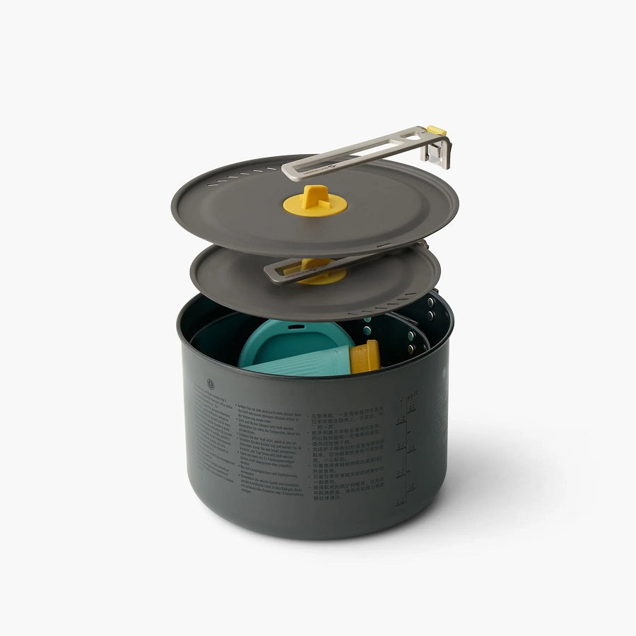 Sea to Summit FRONTIER UL TWO POT COOK SET - [6 PIECE] - Blackhawk International