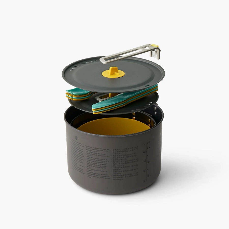 Sea to Summit FRONTIER UL Two Pot Cook Set - [14 PIECE] - Blackhawk International