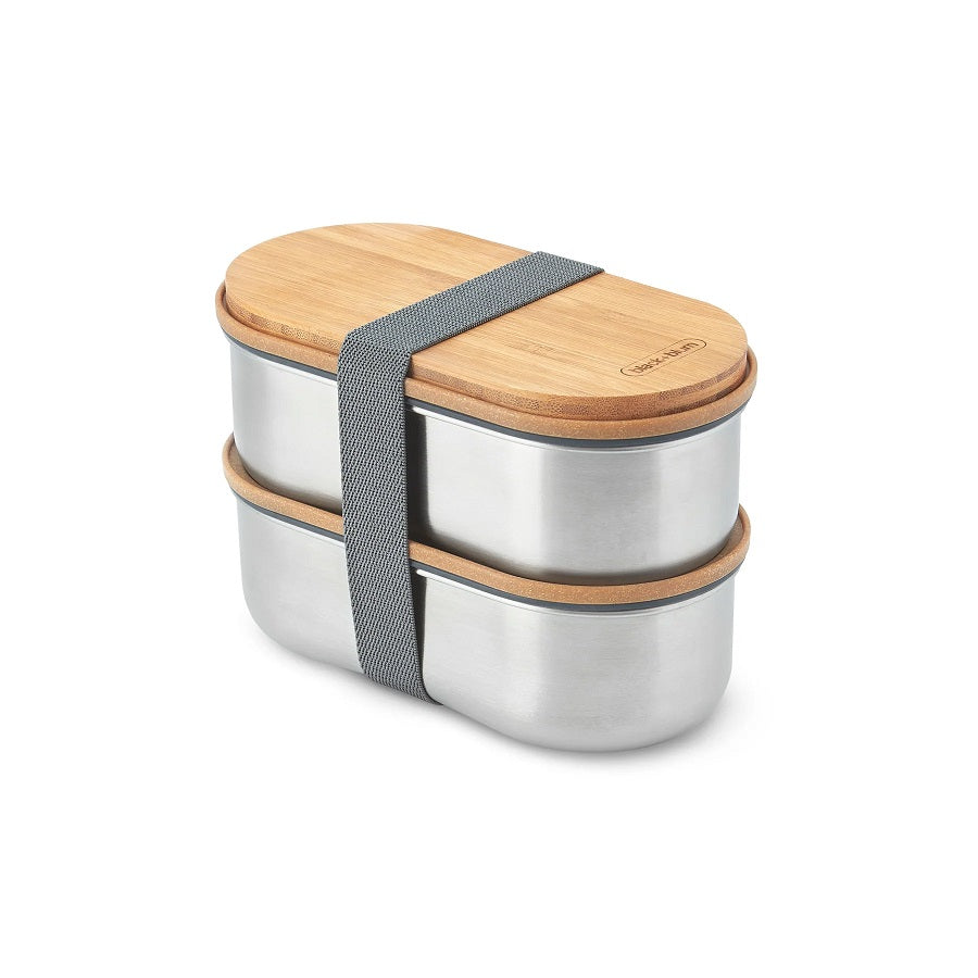 BLACK+BLUM Stainless Steel Bento Box 2x0.5L - Blackhawk International