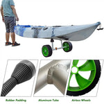 Blackhawk Adjustable Aluminum Scupper Kayak All-Terrain Wheels Cart - Blackhawk International