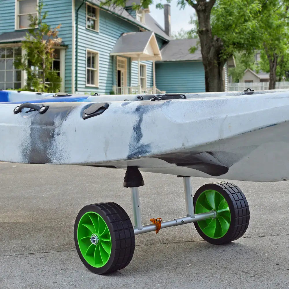 Blackhawk Adjustable Aluminum Scupper Kayak All-Terrain Wheels Cart - Blackhawk International