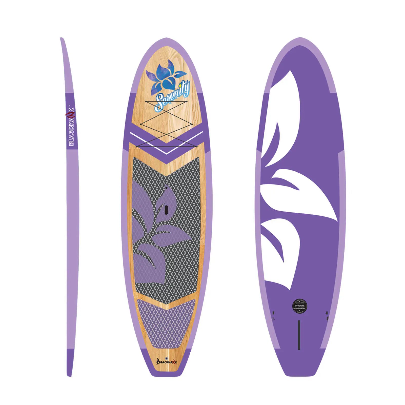 10' Serenity Purple Yoga SUP Package - Blackhawk International