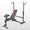 Blackhawk Home Gym Bench with Barbell Press Stand - Blackhawk International