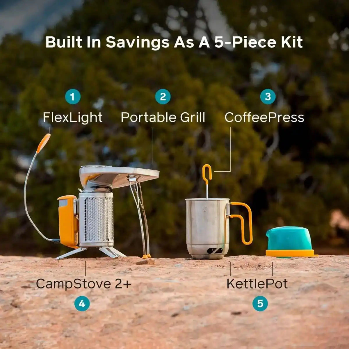 BioLite CampStove Complete Cook Kit - Blackhawk International
