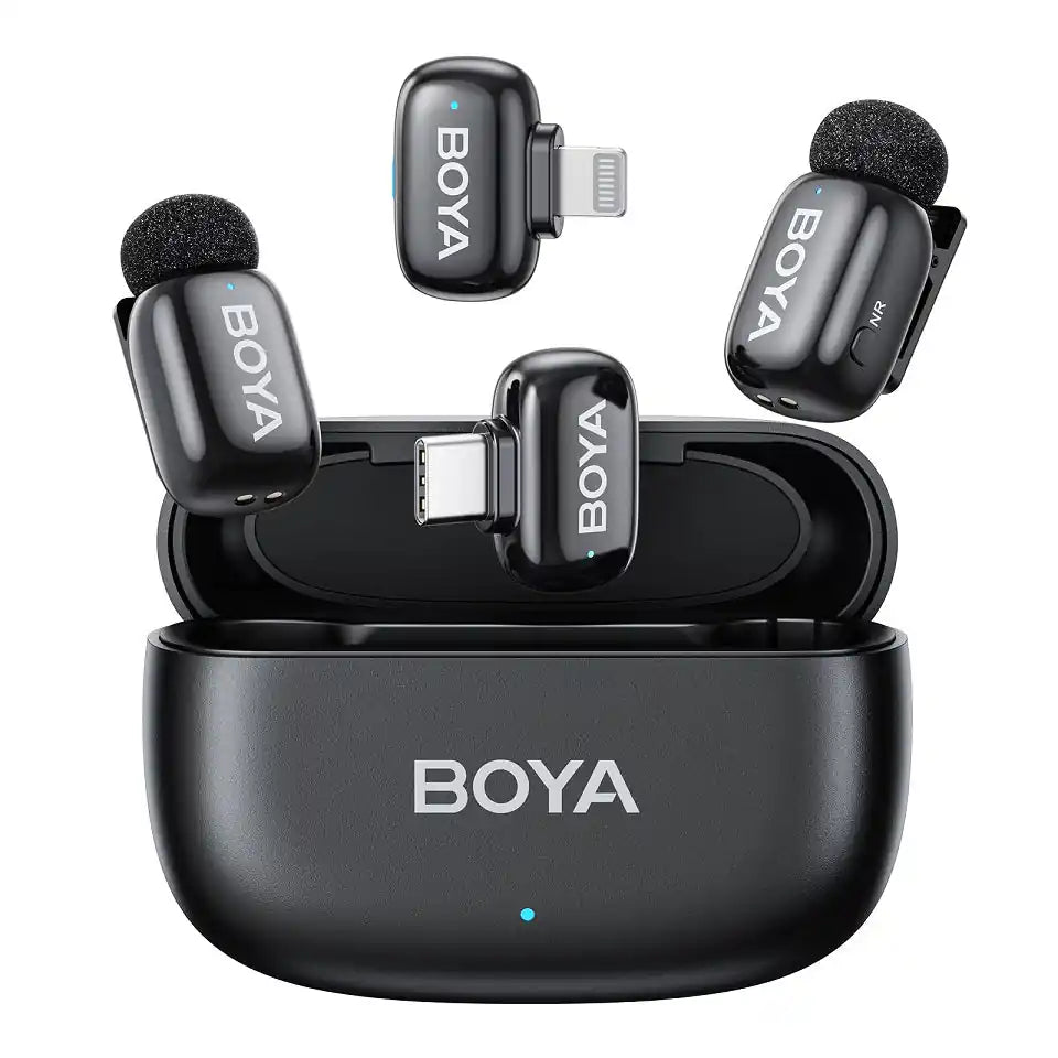 BOYA Mini - All in One Wireless Microphone - Black - Blackhawk International
