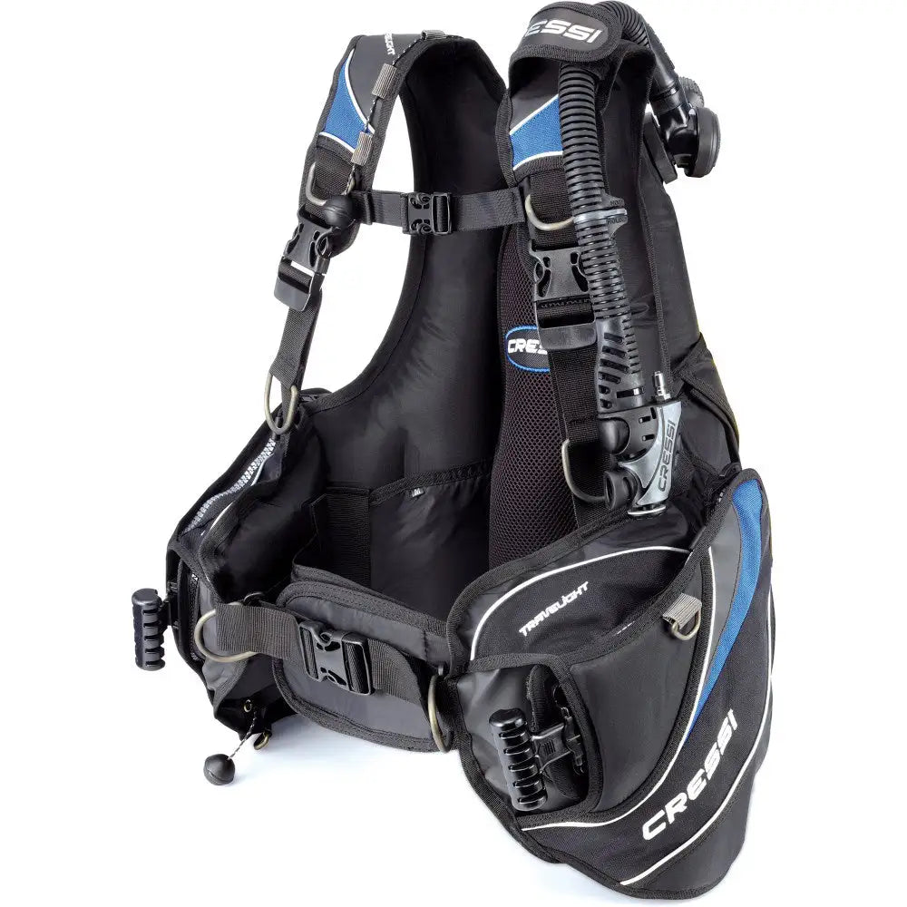 Cressi Travelight Buoyancy Control Device (BCD) M Black / Blue IC740602
