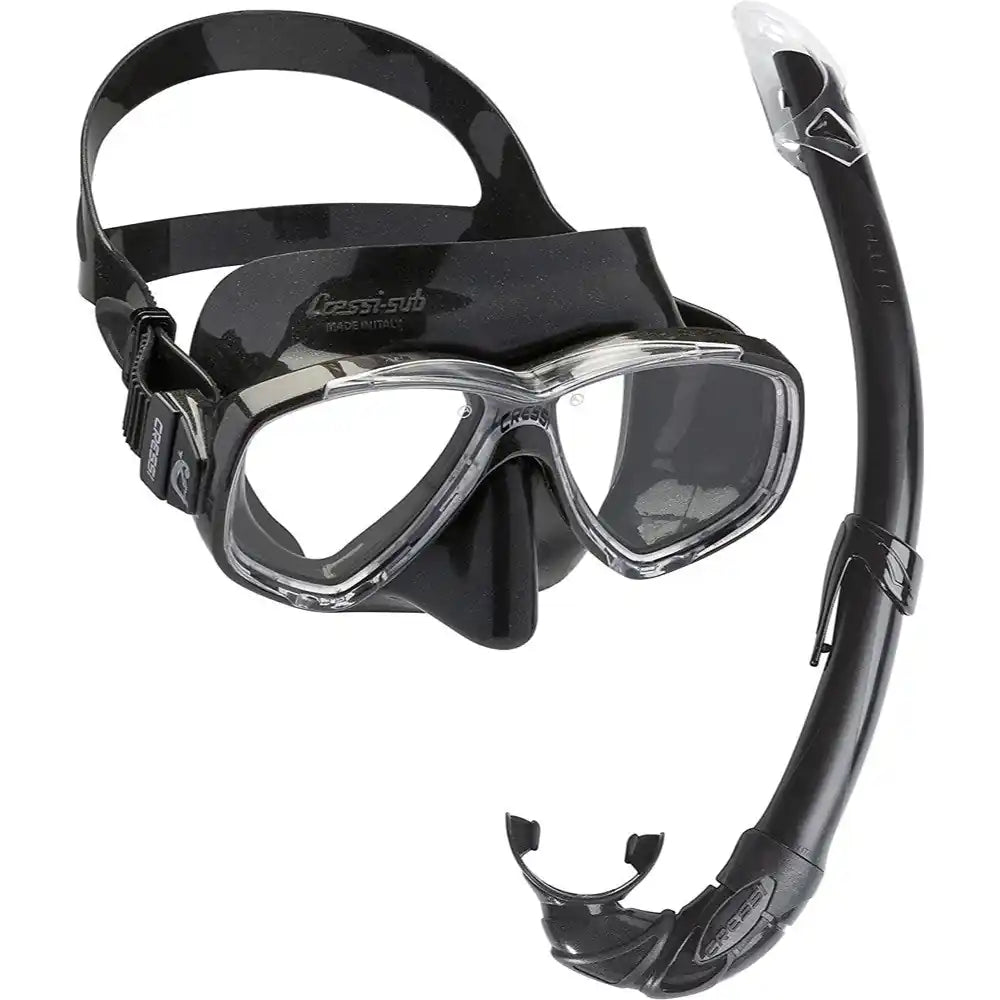 Cressi Perla Mask + Mexico Snorkel Set - Blackhawk International