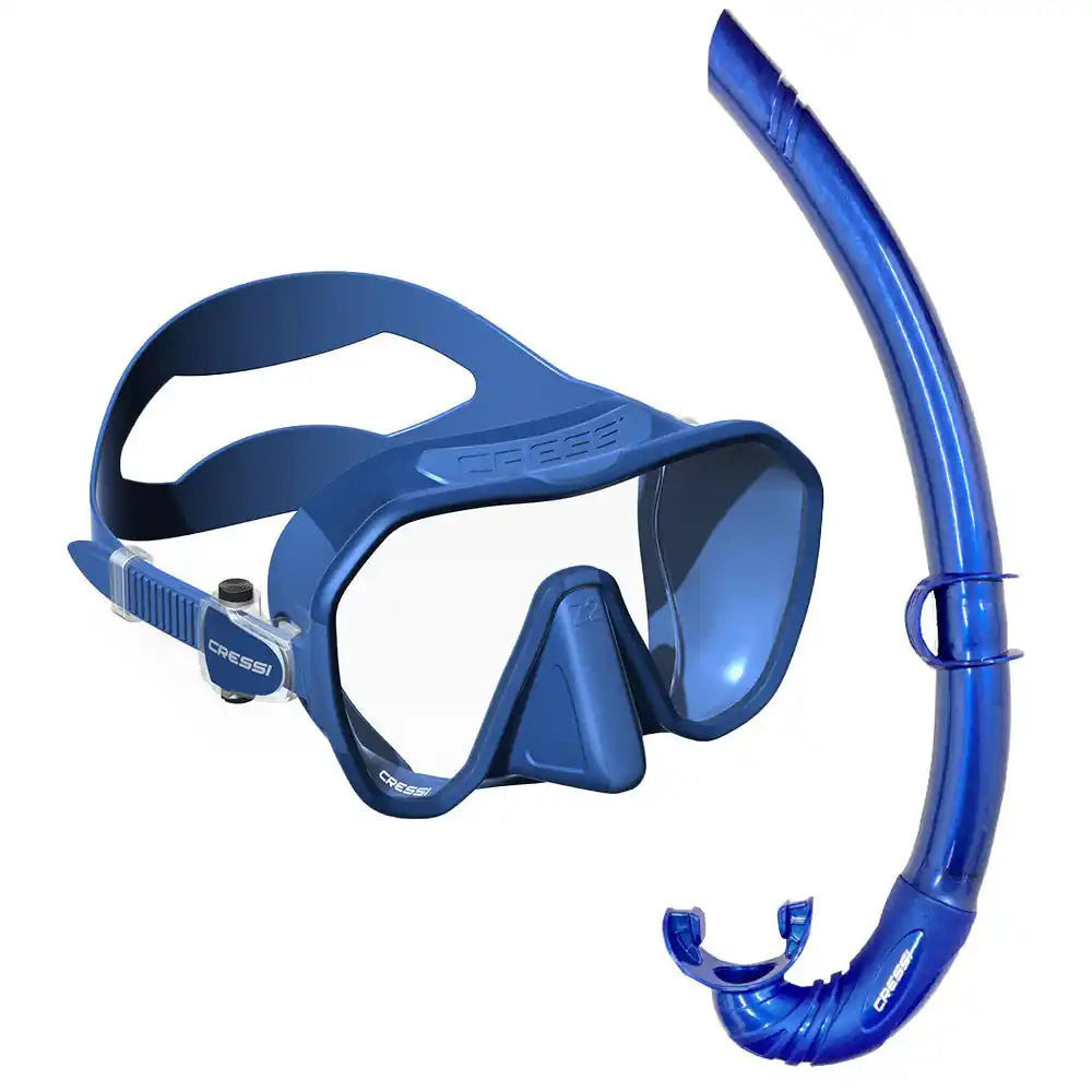 Cressi Z2 Mask + Corsica Free Snorkel Set - Blackhawk International