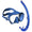 Cressi Z2 Mask + Corsica Free Snorkel Set - Blackhawk International