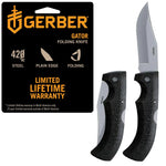 Gerber Gator Folder Clip Point FE Camping Hunting Knife