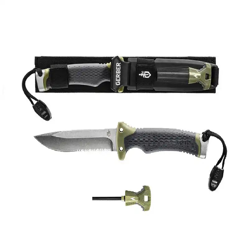Gerber Ultimate Survival Knife Fixed SE Sage Green - Blackhawk International