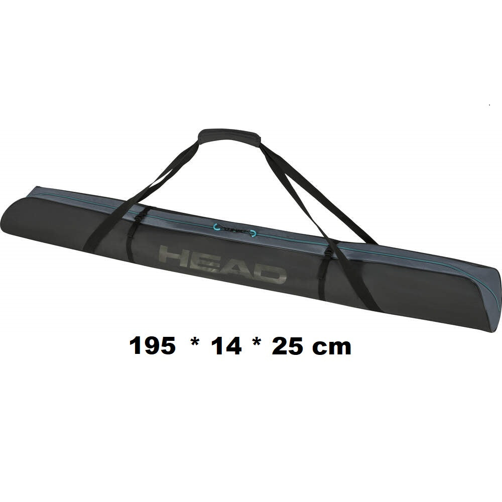 HEAD Single Skibag Black