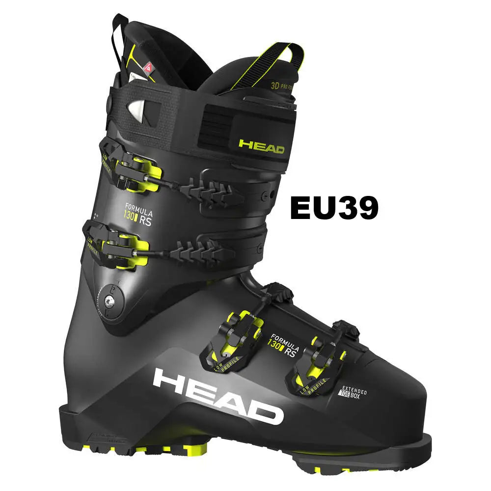 HEAD HIGH PERFORMANCE SKI BOOTS FORMULA RS 130 GW BLACK / YELLOW - Blackhawk International