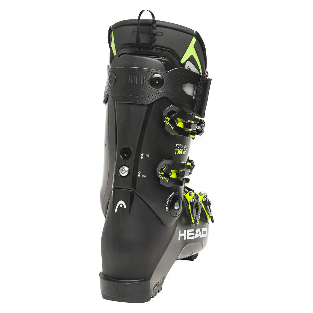 HEAD HIGH PERFORMANCE SKI BOOTS FORMULA RS 130 GW BLACK / YELLOW - Blackhawk International