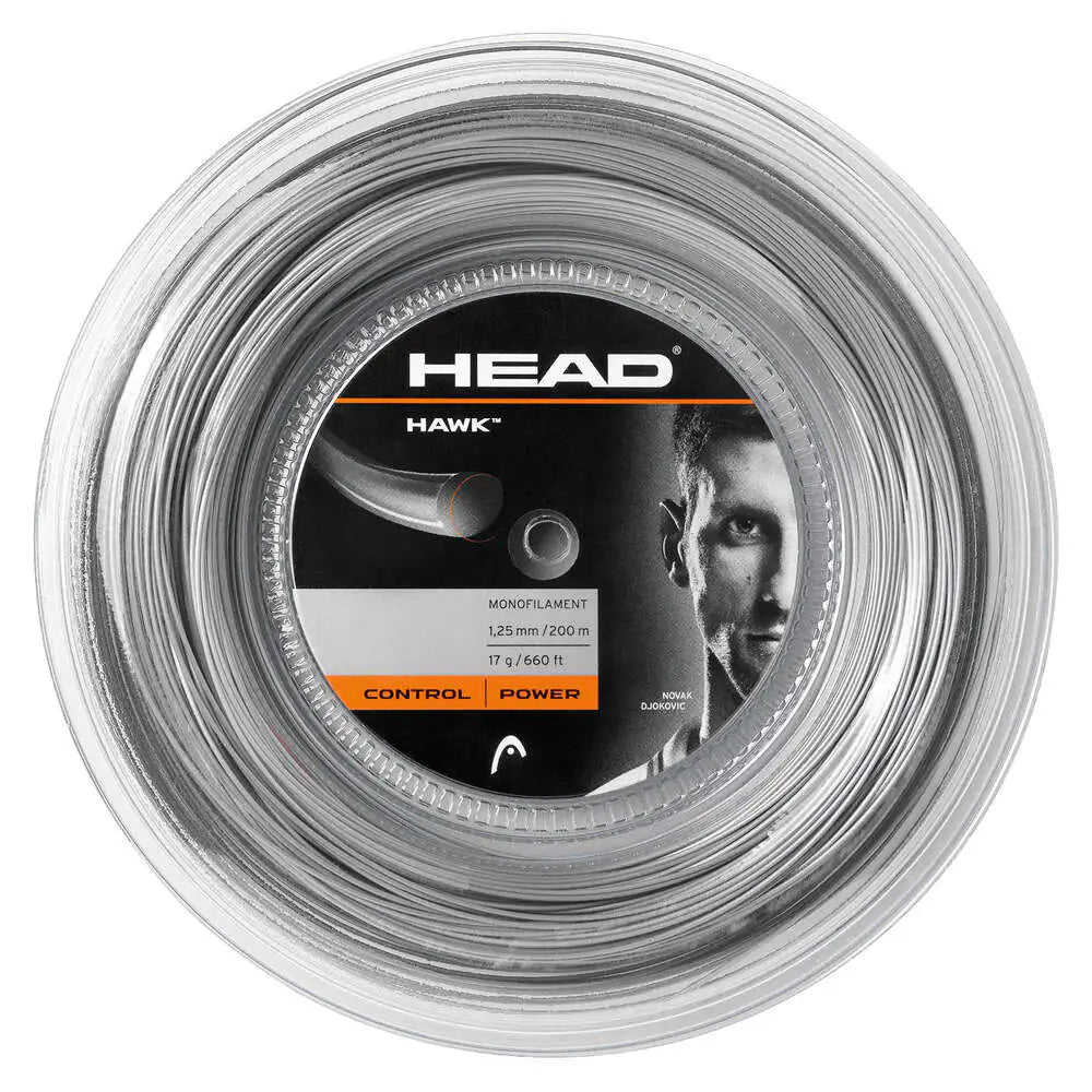 HEAD Hawk 200m Tennis Strings Reel - Blackhawk International