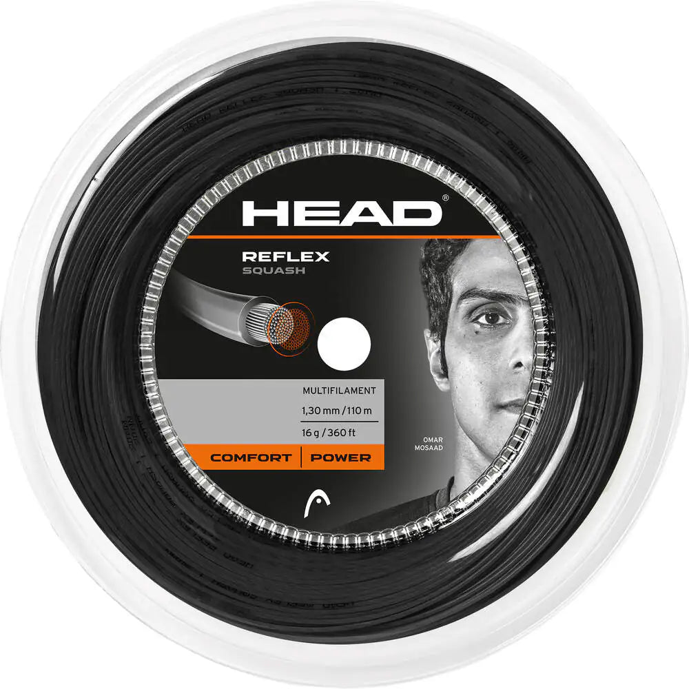 HEAD REFLEX Squash Strings 110m Reel - Blackhawk International