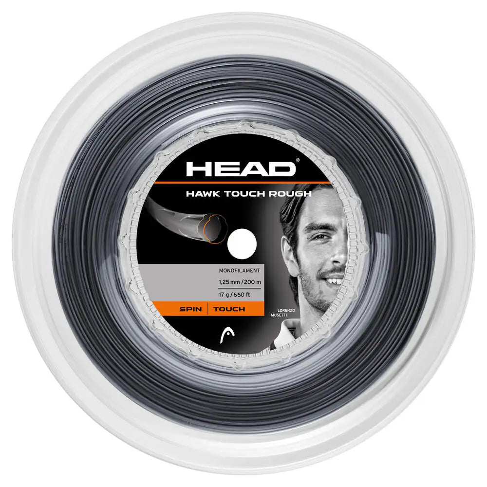 HEAD Hawk Touch Rough 200m Tennis Strings Reel - Blackhawk International