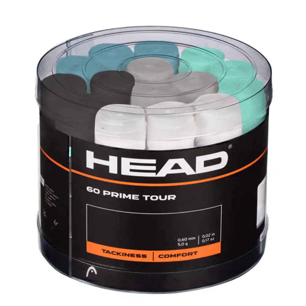 HEAD Prime Tour 60 Tennis Overgrip - Blackhawk International
