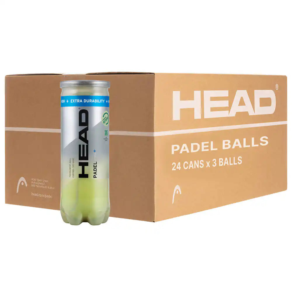 HEAD PRO+ 3 Padel Balls - 72 Balls - Blackhawk International