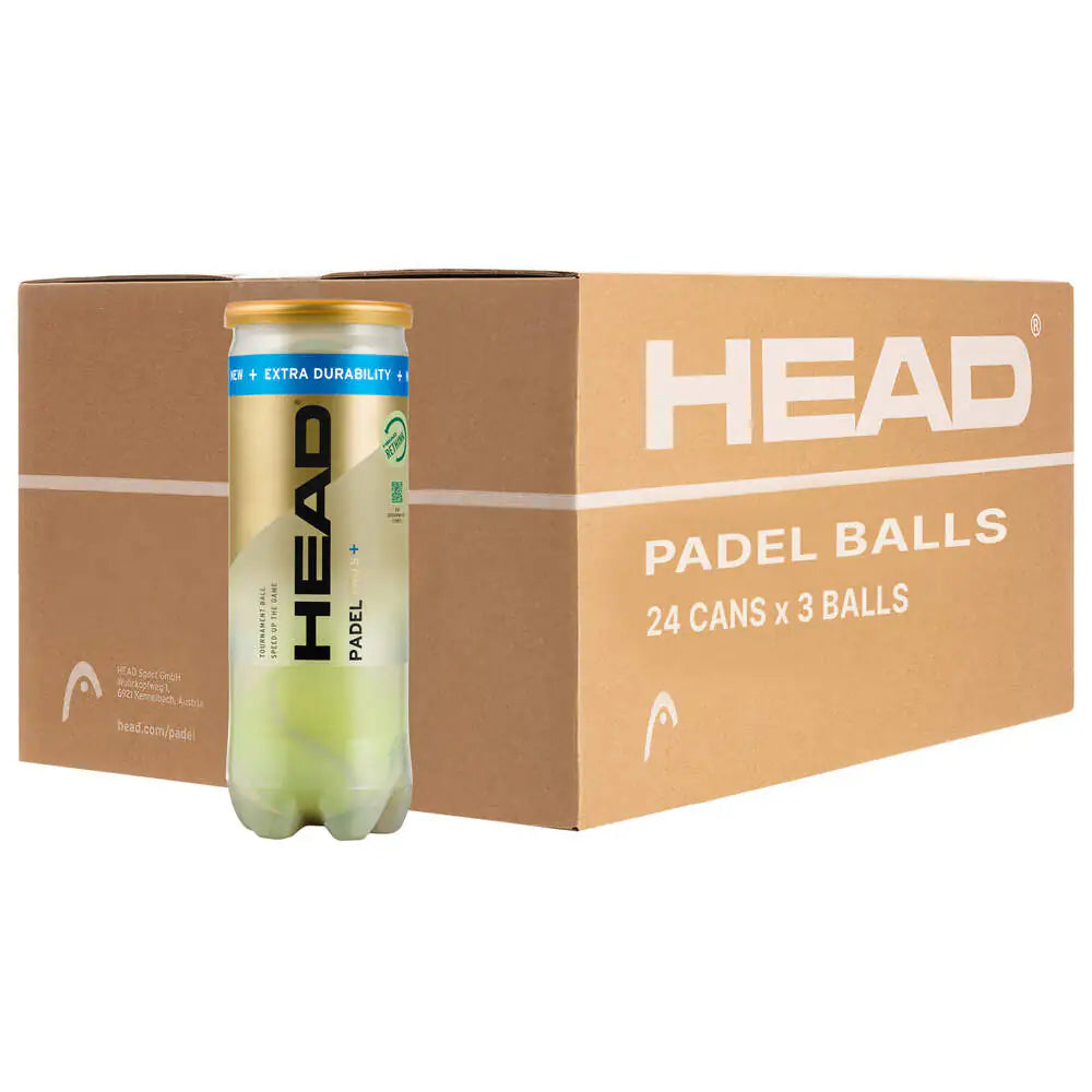HEAD PRO S+ 3 Padel Balls 72 Balls - Blackhawk International