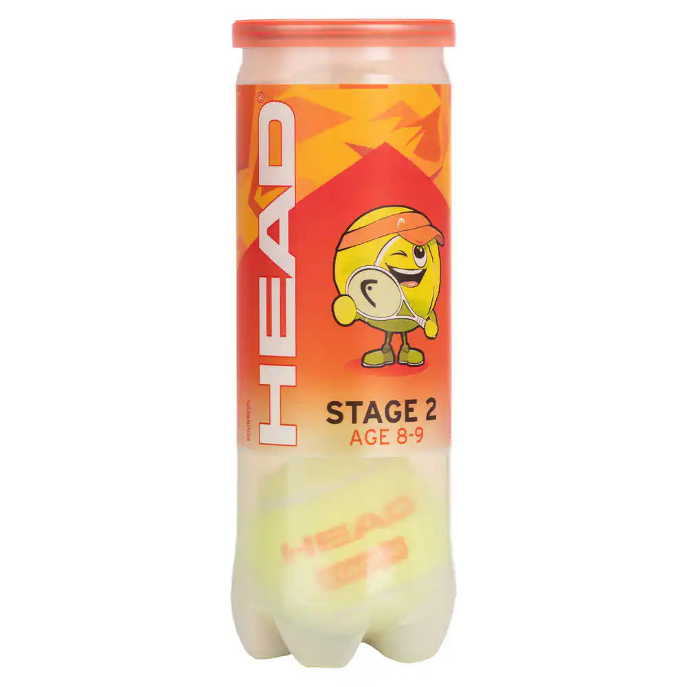 HEAD STAGE 2 ORANGE Tennis Balls - 72 Balls - Blackhawk International