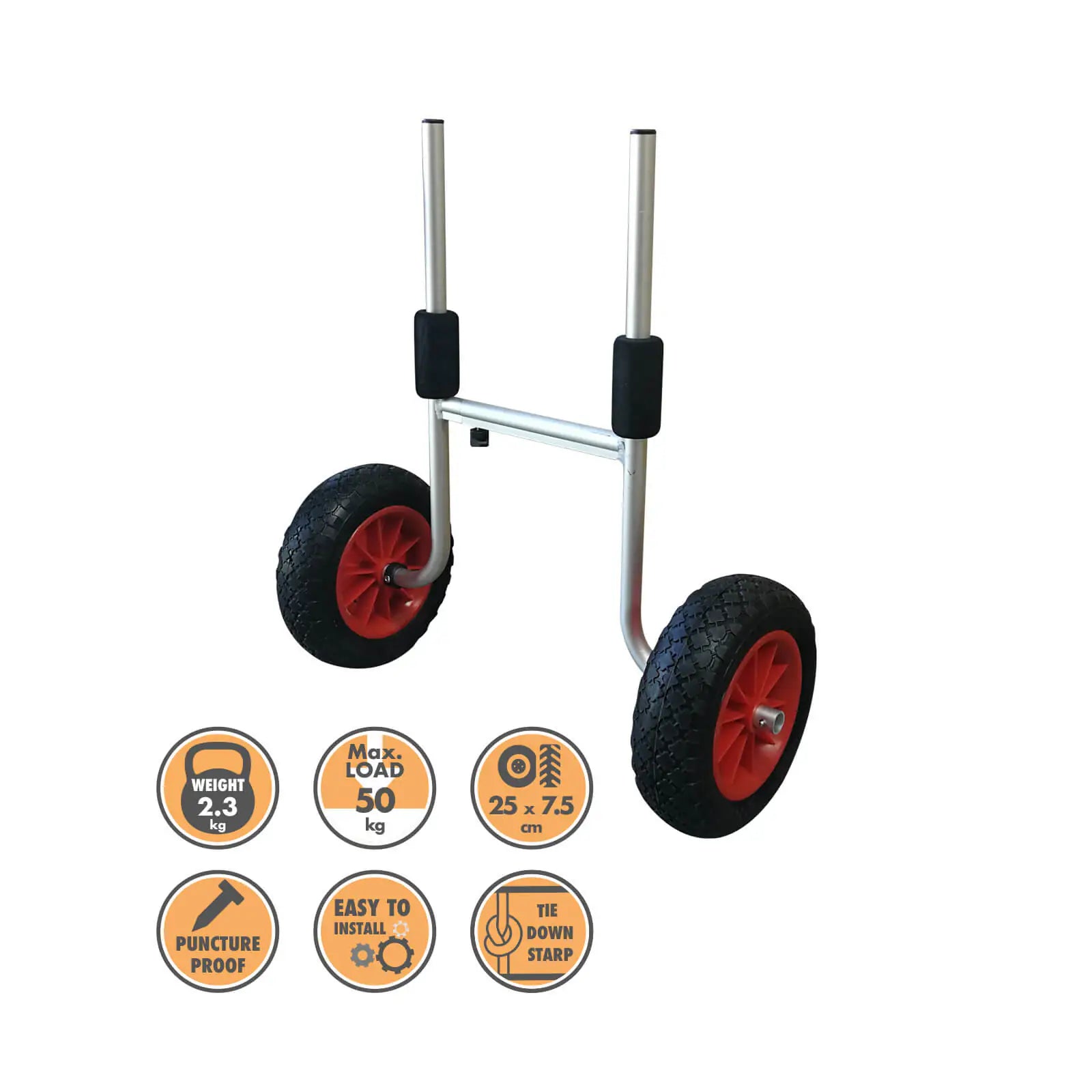 A/T Wheels H Shape Kayak Trolley - Blackhawk International