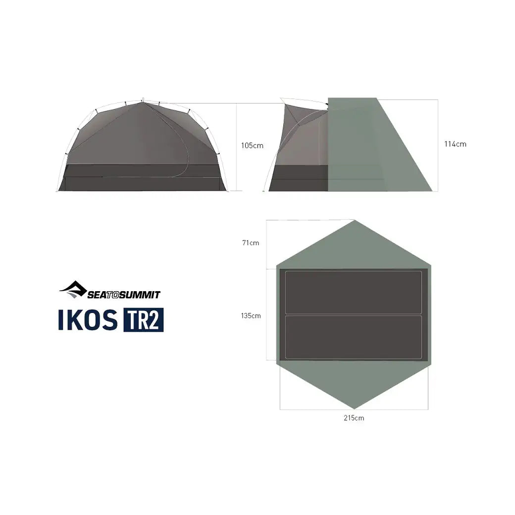 Sea To Summit IKOS TR2 Tent - Blackhawk International