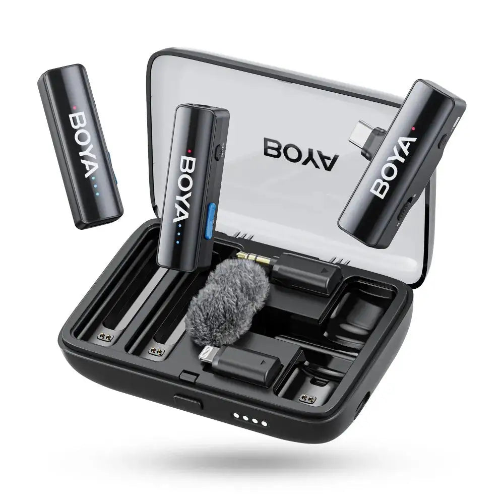 Boya BOYALINK All-In-One Wireless Microphone System - Blackhawk International