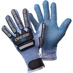 Cressi Hex Grip Cut Resistant Gloves Blue