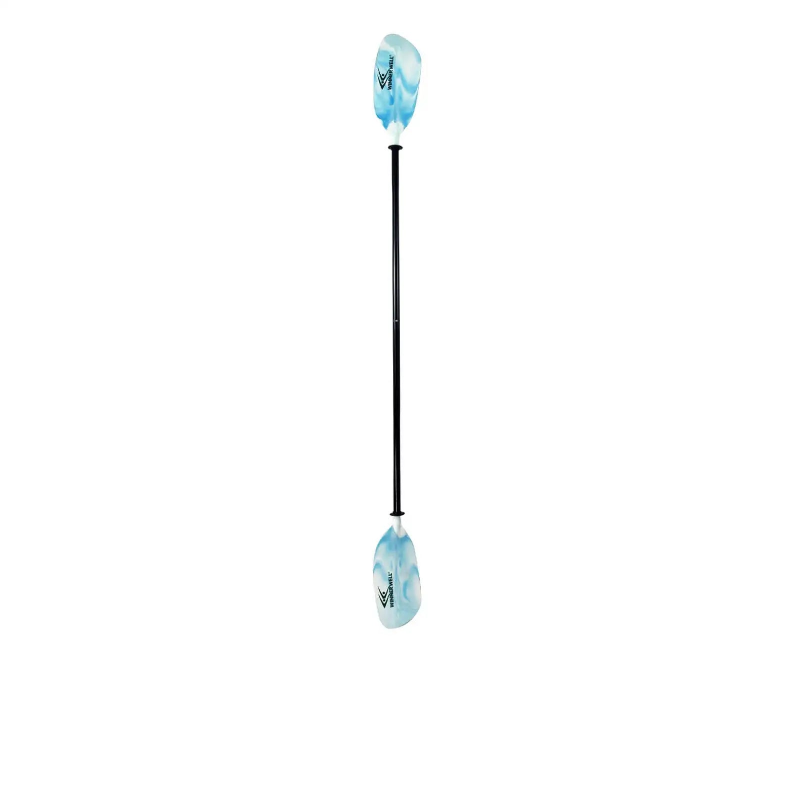 Winnerwell TNBW Kayak Paddle Fiberglass Shaft & Nylon Blade Mix Blue+White - Blackhawk International