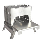 Winnerwell Backpack Stove + Table Board+Bottom Tray Stainless Steel - Blackhawk International