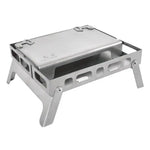Winnerwell Backpack Stove + Table Board+Bottom Tray Stainless Steel - Blackhawk International