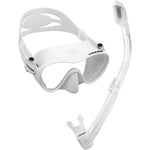 Cressi F1 Frameless Mask + Supernova Dry Snorkel Set - Blackhawk International
