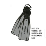 Cressi Pro Light Fins Silver - Blackhawk International