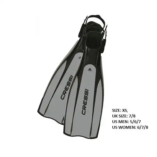Cressi Pro Light Fins Silver - Blackhawk International