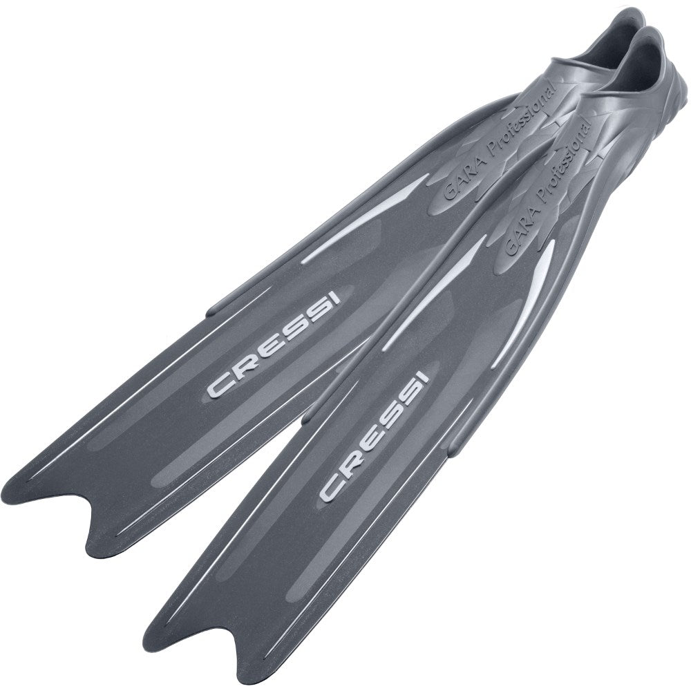 Cressi Gara Professional Free Dive LD Fins Silver - Blackhawk International