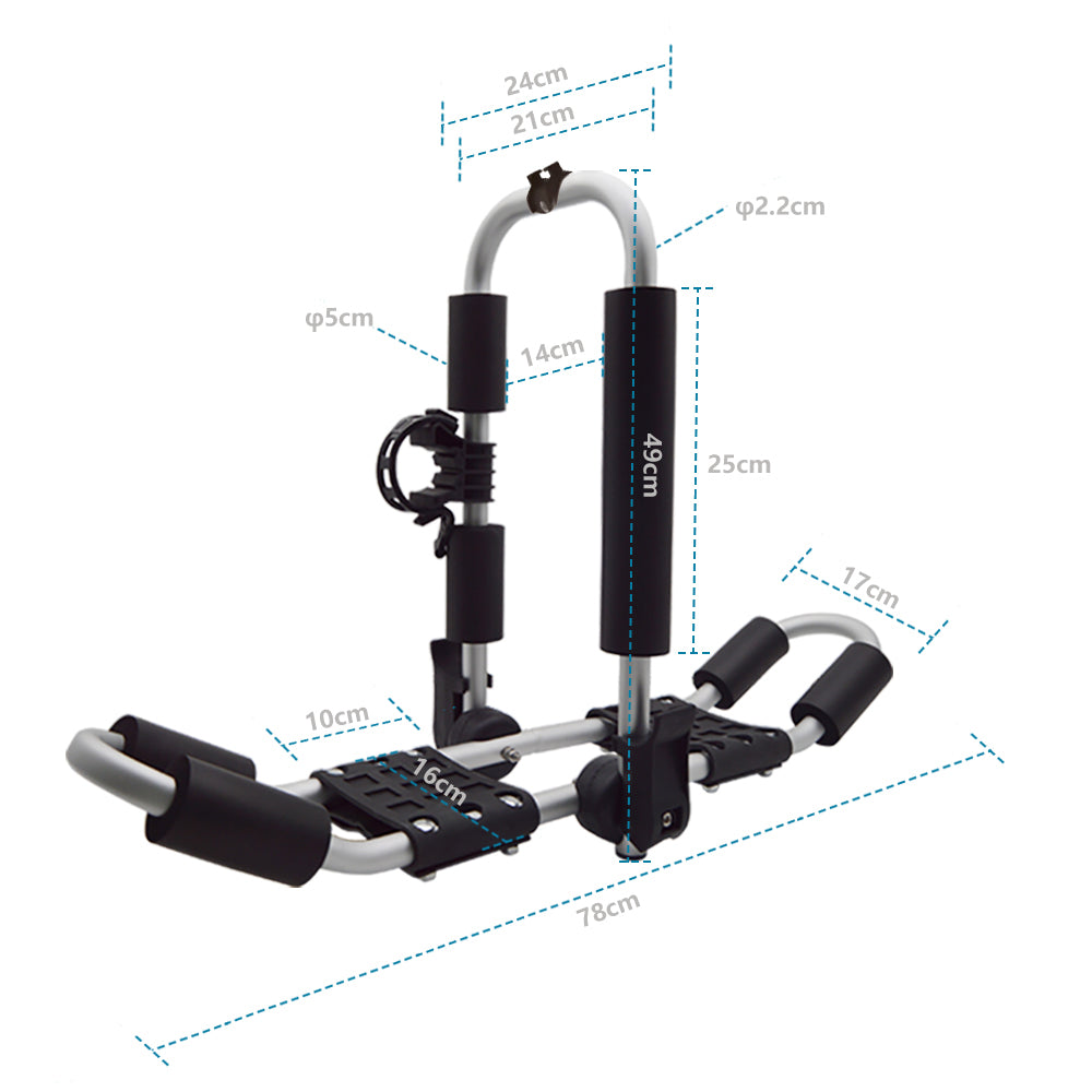 Roof Rack for 2 Kayaks - Blackhawk International